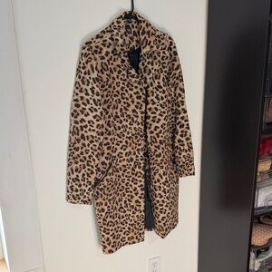 Leopard Print Coat